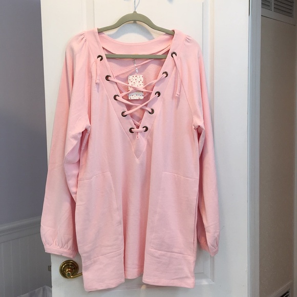 Free People Tops - Free People Sweatshirt Style Tunic.